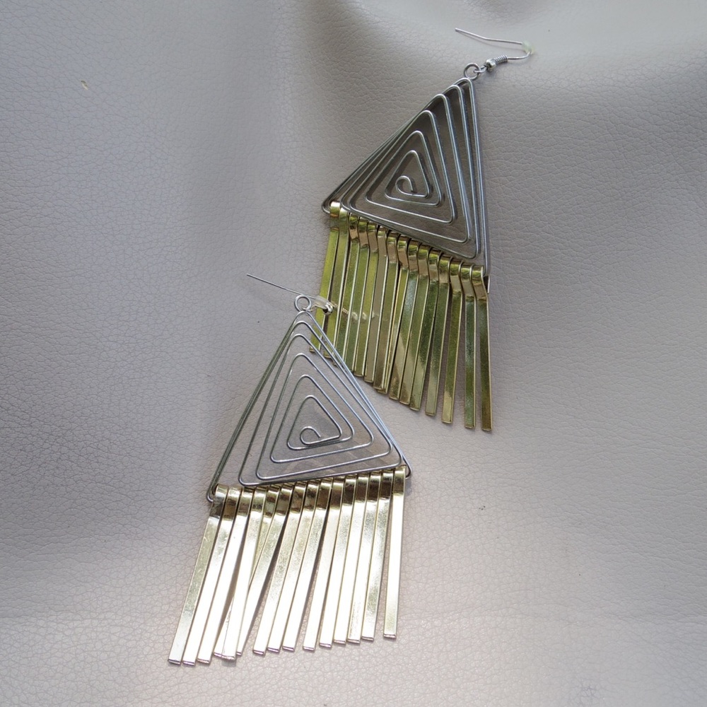 Triangle Drop Earrings
